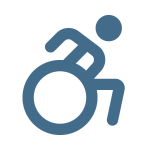 Wheelchair in motion