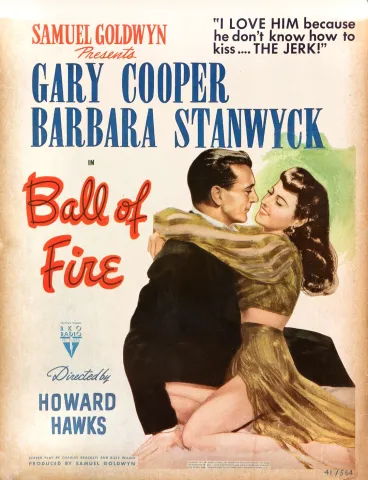Movie poster for Ball of Fire