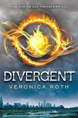 picture of book cover of Divergent by Veronica Roth