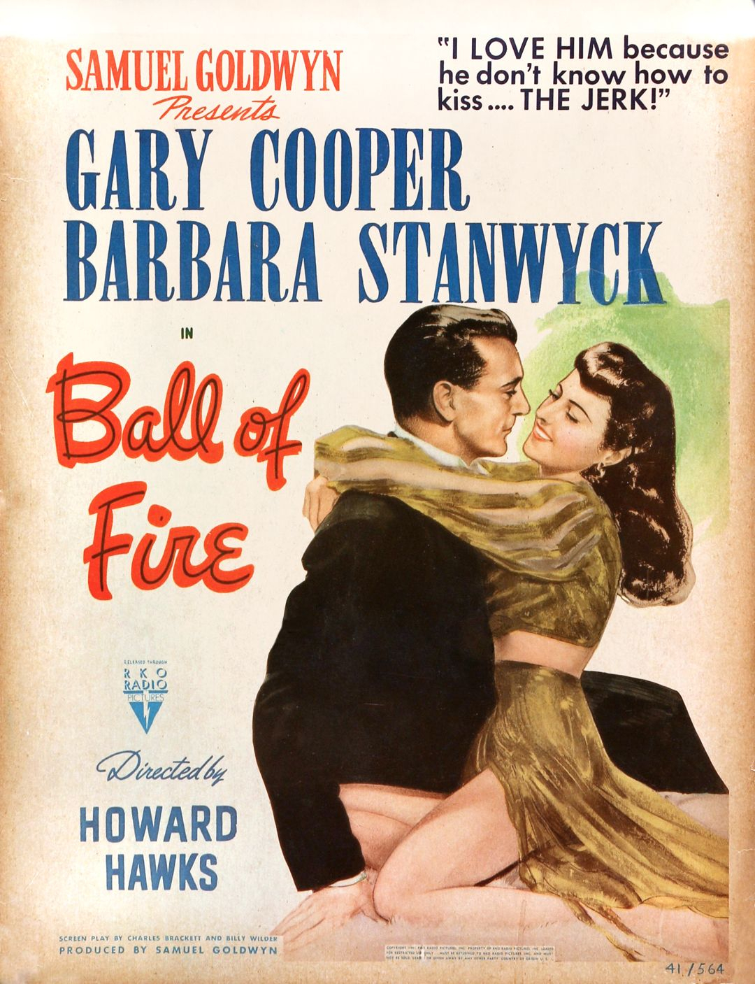 Movie poster for Ball of Fire