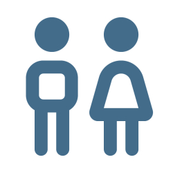 two people standing side-by-side