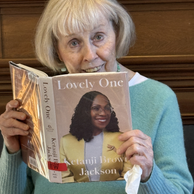 Carolyn Brady - with Lovely One book